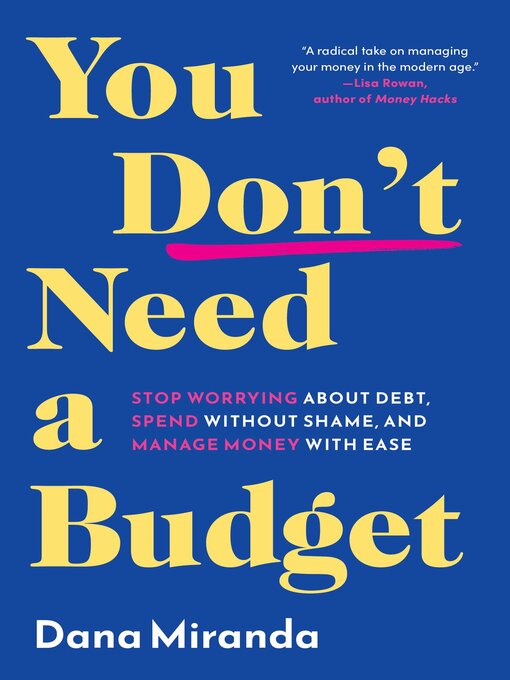 Cover image for You Don't Need a Budget